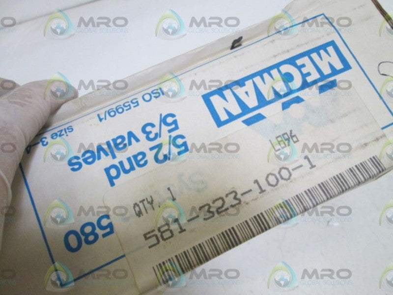 MECMAN VALVE 581-323-100-1 NSMP