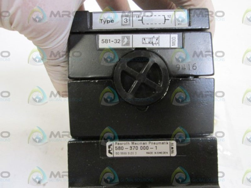 MECMAN VALVE 581-323-100-1 NSMP