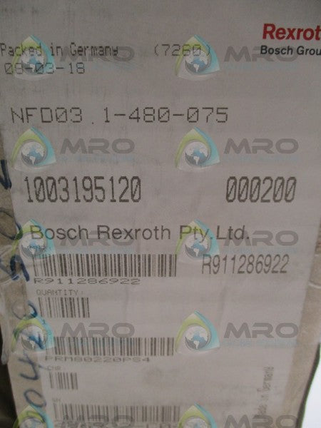 REXROTH NFD03.1-480-075 480VAC 75A NSMP