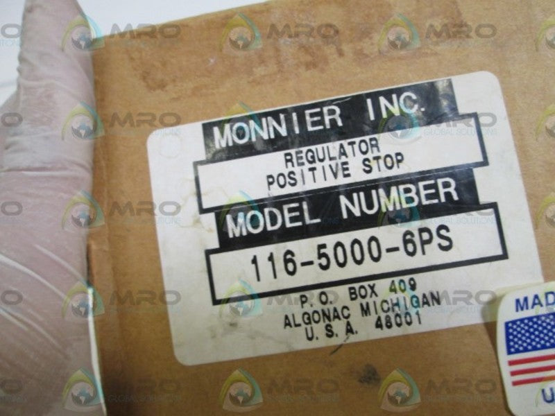 MONNIER INC. REGULATOR 116-5000-6PS  NSMP