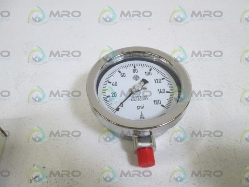 MC DANIEL CONTROLS, INC. GAUGE 1/4" NPT 0-160PSI AE NSMP