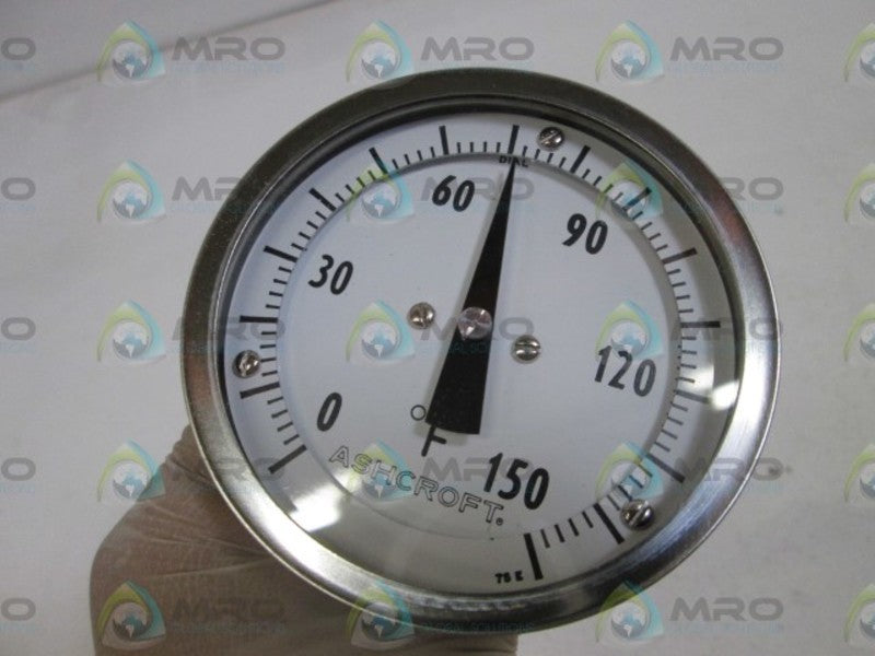 ASHCROFT 30EI60R025-0/150F BIMETAL THERMOMETER 2-1/2" STEM  NSMP