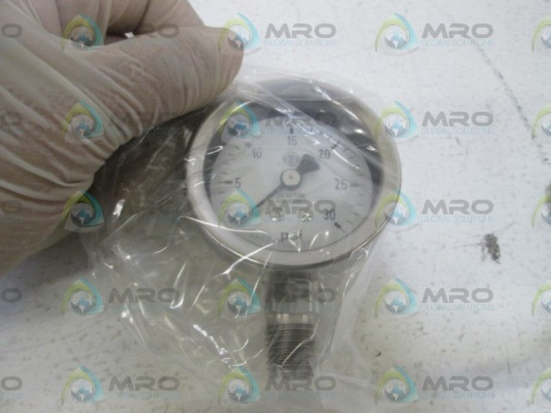 MC DANIEL CONTROLS, INC. GAUGE 1/4" NPT 0-30PSI Q3B NSMP