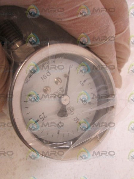 MC DANIEL CONTROLS, INC. GAUGE 1/4" NPT 0-30PSI Q3B NSMP