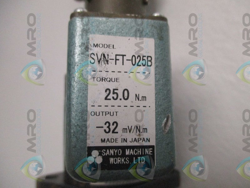 SANYO SVN-SP1-025FB SVN-FT-025B NUTRUNNER SPINDLE  UNMP
