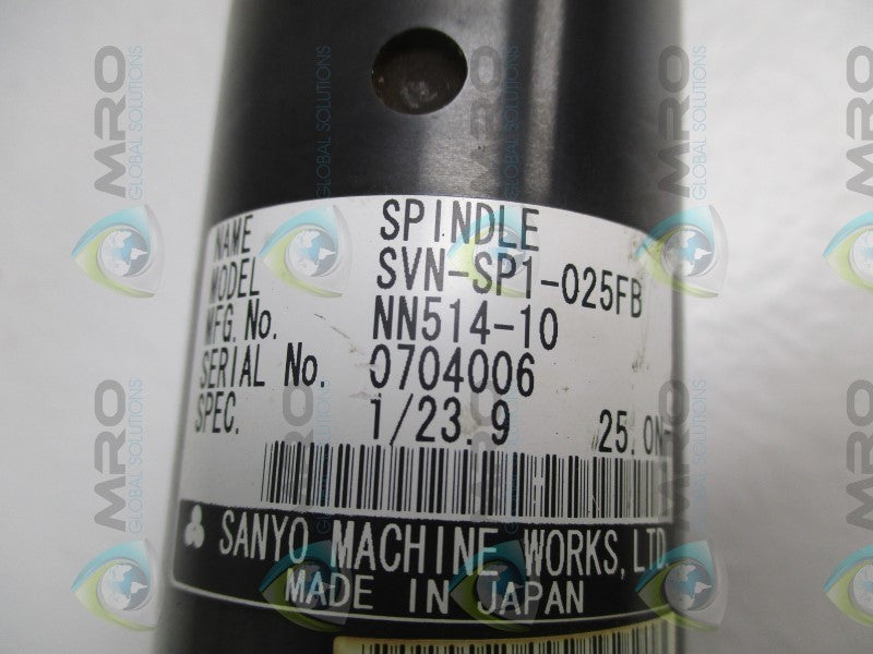 SANYO SVN-SP1-025FB SVN-FT-025B NUTRUNNER SPINDLE  UNMP