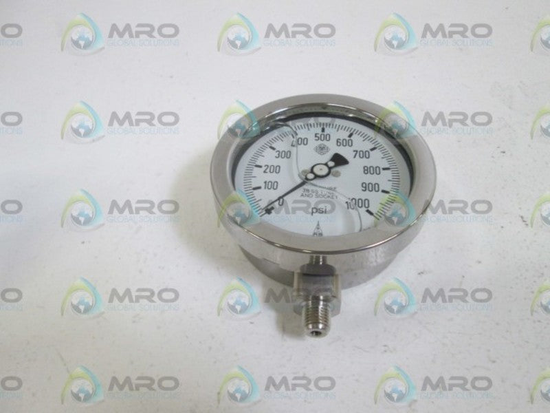 MC DANIEL CONTROLS, INC.  GAUGE 1/4" NPT 0-1000 PSI EK NSMP