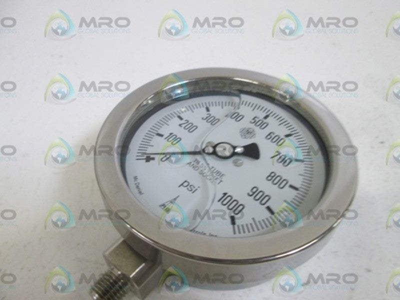 MC DANIEL CONTROLS, INC.  GAUGE 1/4" NPT 0-1000 PSI EK NSMP