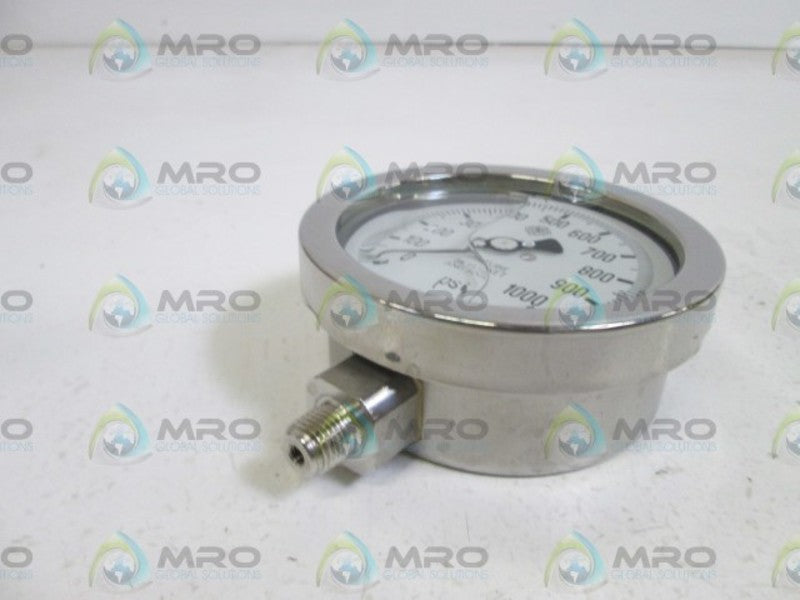 MC DANIEL CONTROLS, INC.  GAUGE 1/4" NPT 0-1000 PSI EK NSMP