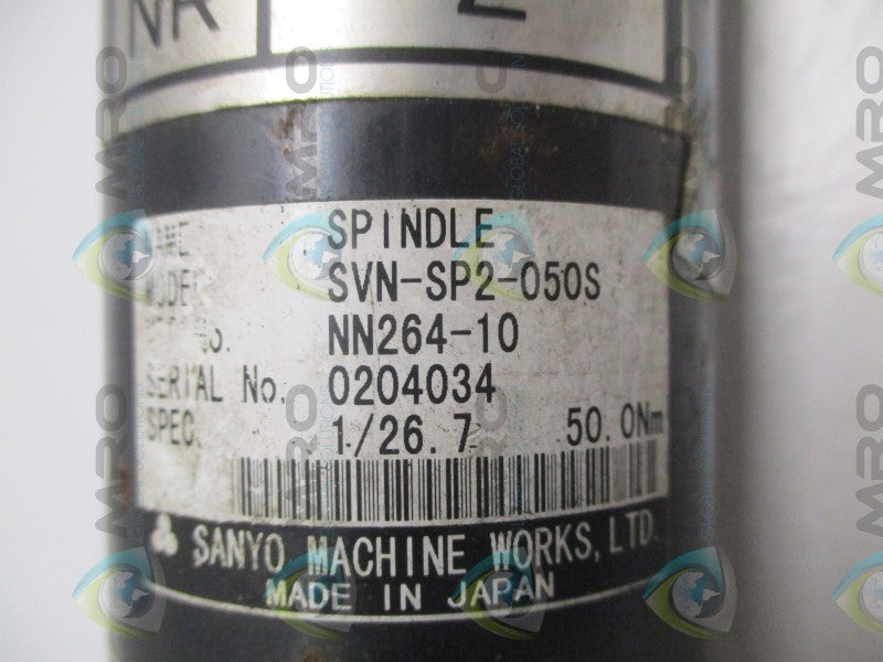 SANYO SVN-SP2-050S NUTRUNNER SPINDLE  UNMP