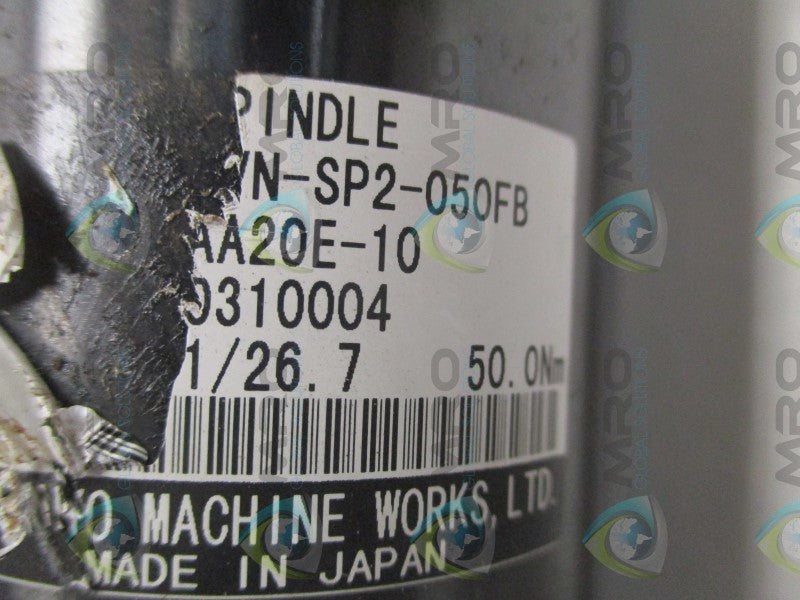 SANYO SVN-SP2-050FB SVN-FT-050 NUTRUNNER SPINDLE  UNMP