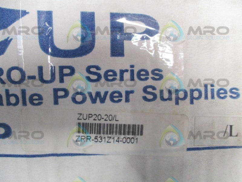 LAMBDA ZUP20-20/L PROGRAMMABLE POWER SUPPLY  NSMP