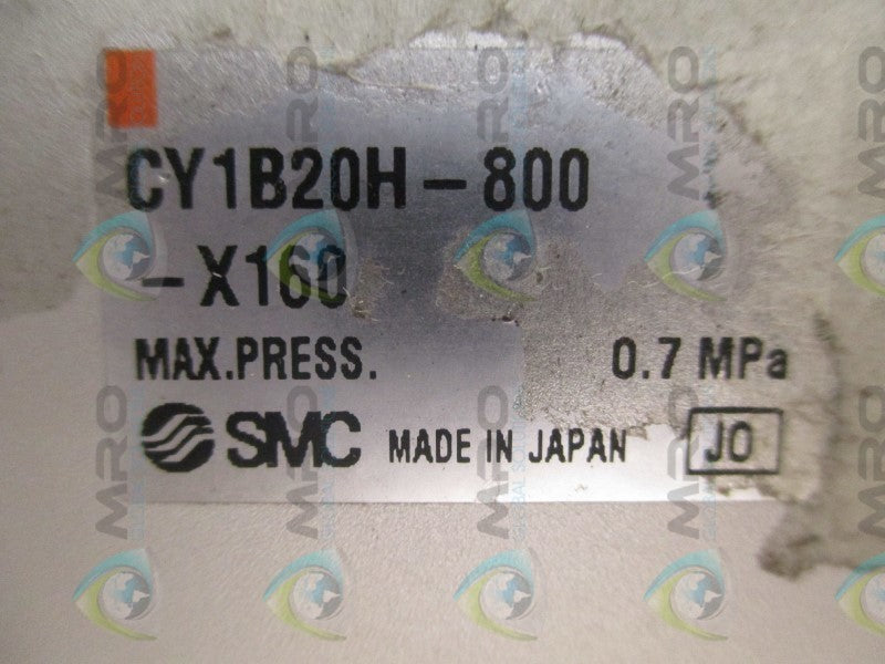 SMC CY1B20H-800-X160 RODLESS CYLINDER  NSNP