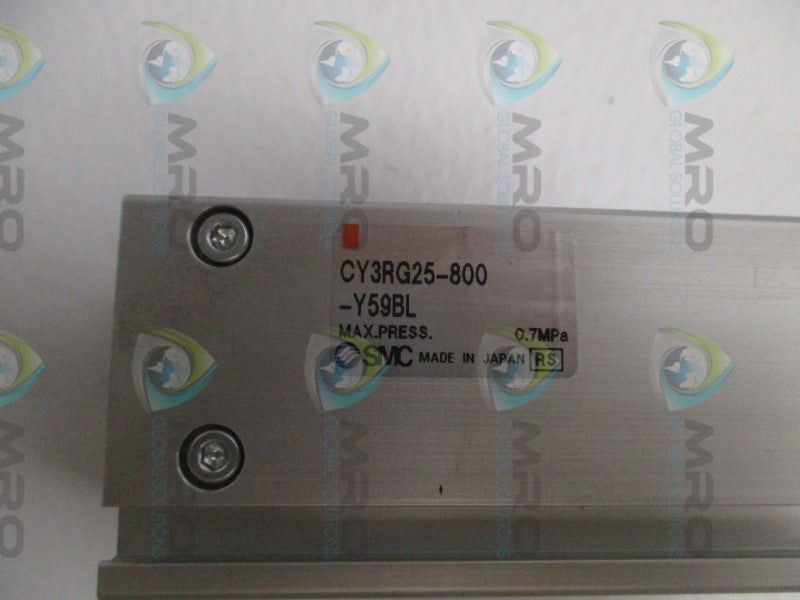 SMC CY3RG25-800-Y59BL MAGNET COUPLED RODLESS CYLINDER  NSNP