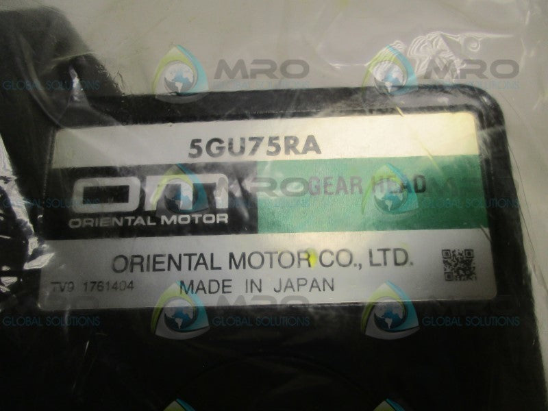 ORIENTAL MOTOR 5GU75RA GEAR HEAD  NSMP