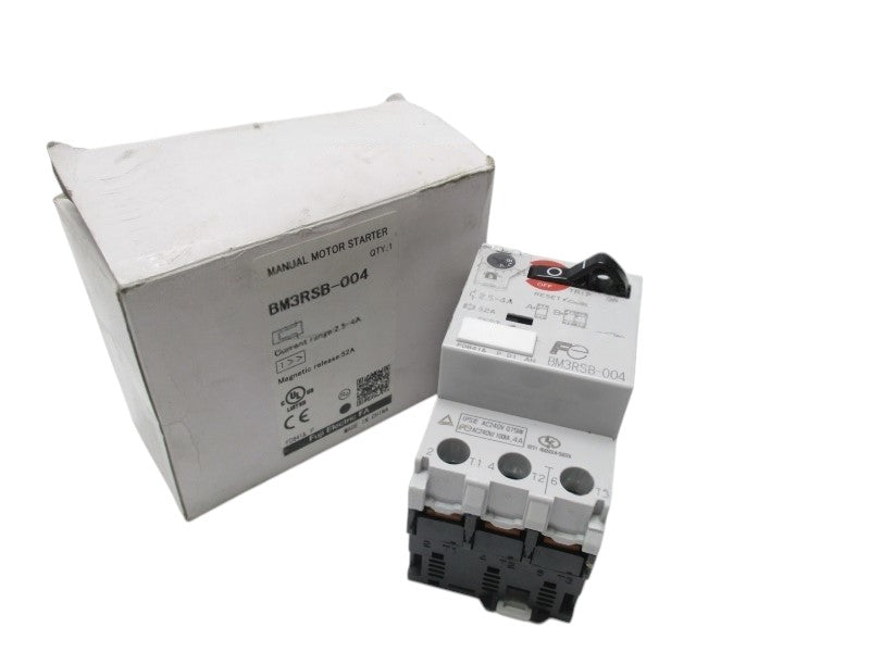FUJI ELECTRIC BM3RSB-004 MANUAL MOTOR STARTER 2.5-4A  NSMP