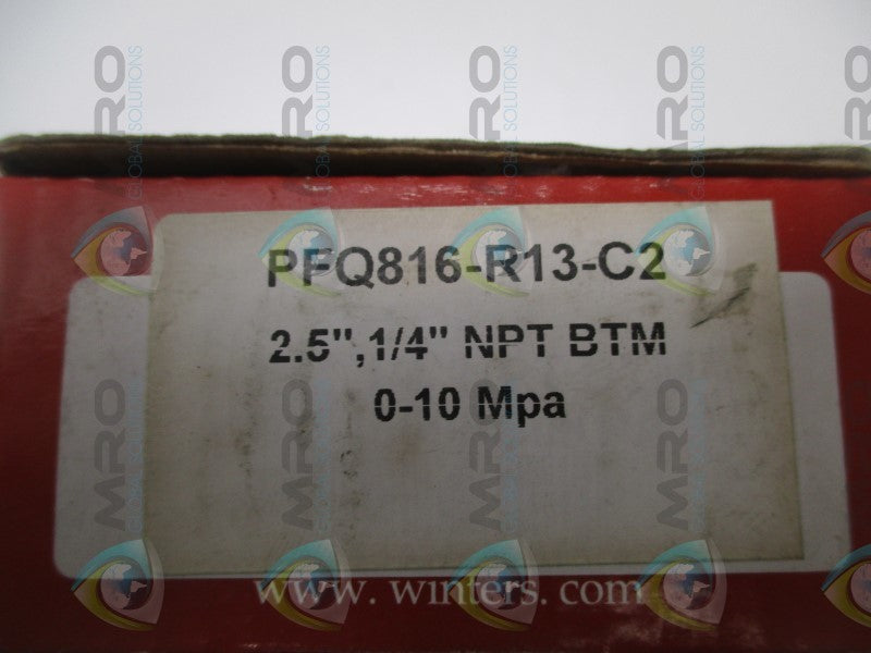 WINTERS PFQ816-R13-C2 GAUGE 0-10 MPA  NSMP