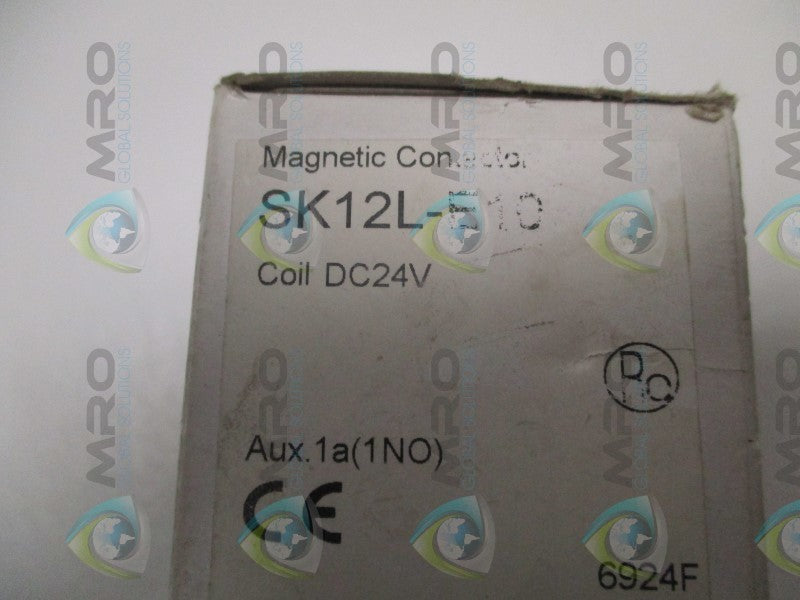 FUJI ELECTRIC SK12L-E10 MAGNETIC CONTACTOR 24VDC  NSMP