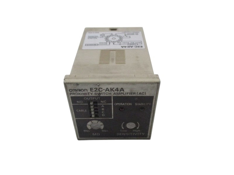 OMRON E2C-AK4A PROXIMITY SWITCH AMPLIFIER (MISSING ACCESSORIES)  NSNP