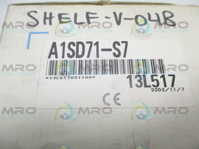 MITSUBISHI A1SD71-S7 POSITIONING UNIT  NSMP