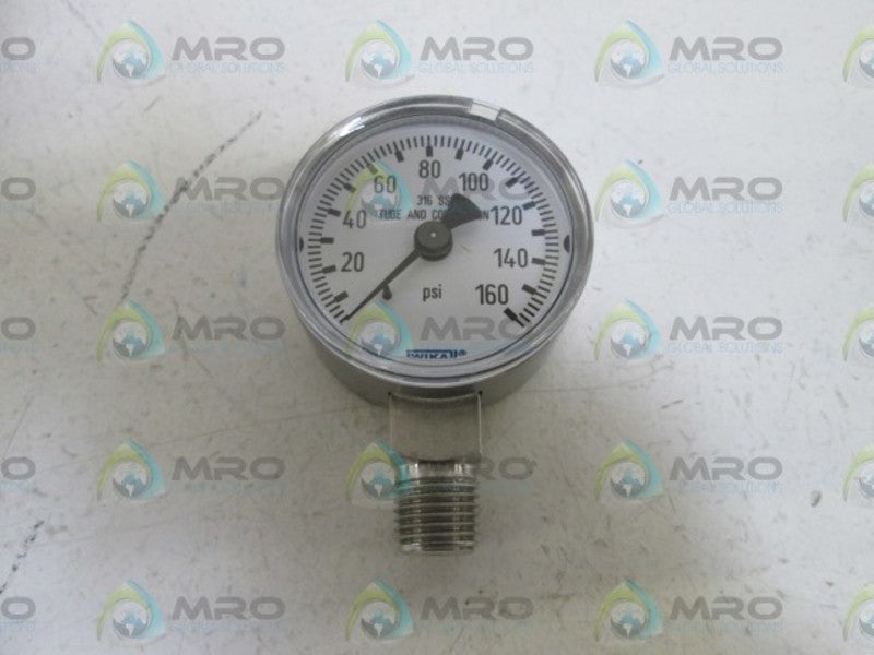 LOT OF 3 WIKA GAUGE 131.11 2" 160PSI 1/4"NPT LM 9117997 NSMP