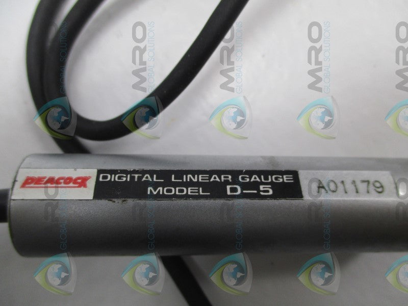 PEACOCK D-5 DIGITAL LINEAR GAUGE  NSNP