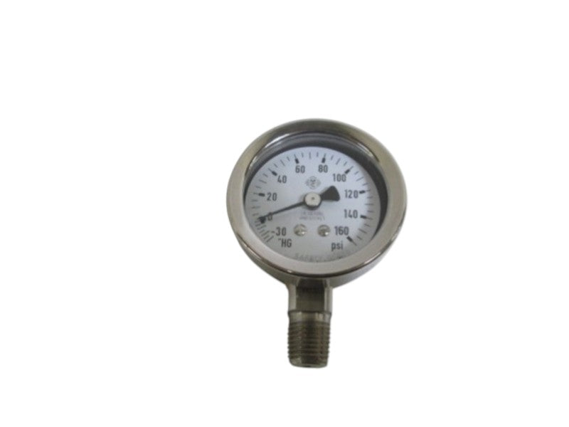MC DANIEL CONTROLS, INC. GAUGE -30HG/160PSI NSNP