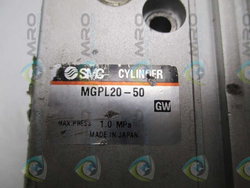 SMC MGPL20-50 PNEUMATIC COMPACT GUIDE CYLINDER  UNMP