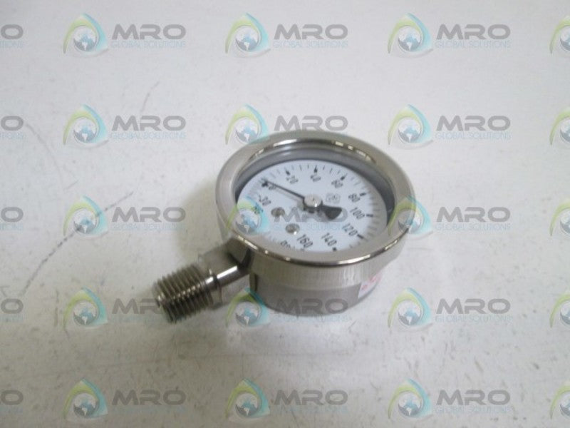 MC DANIEL CONTROLS, INC. GAUGE -30HG/160PSI NSNP