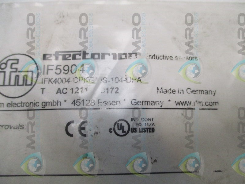 IFM EFECTOR IF5904 INDUCTIVE SENSOR  NSMP