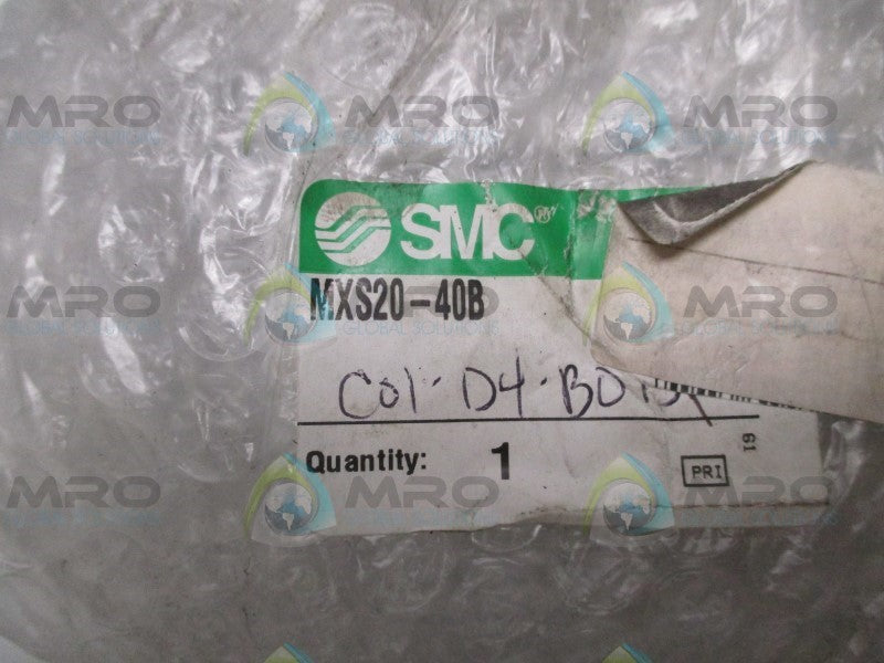SMC MXS20-40B SLIDE TABLE CYLINDER  NSMP