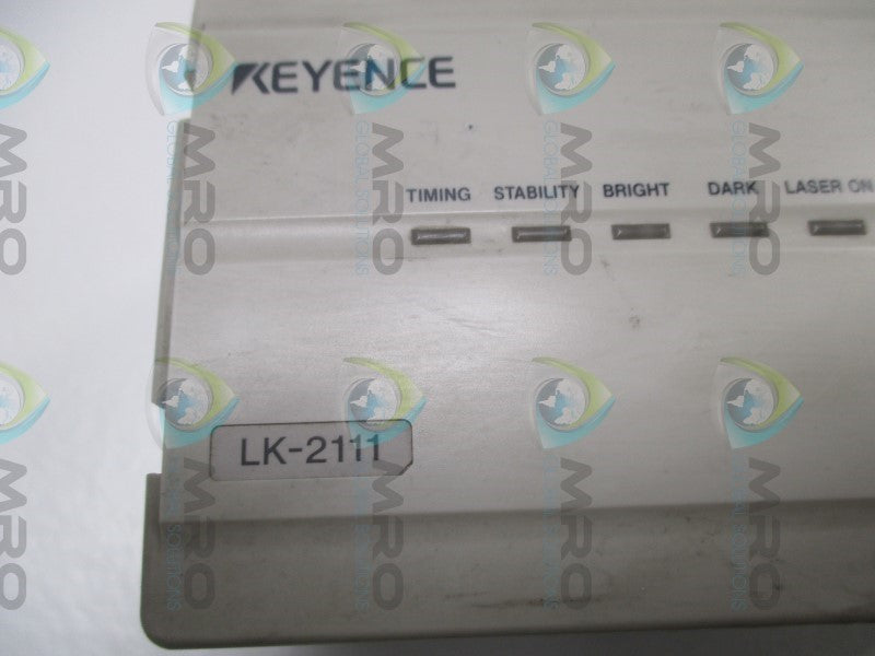 KEYENCE LK-2111 PROGRAMMABLE CONTROLLER (NO KEY)  NSNP