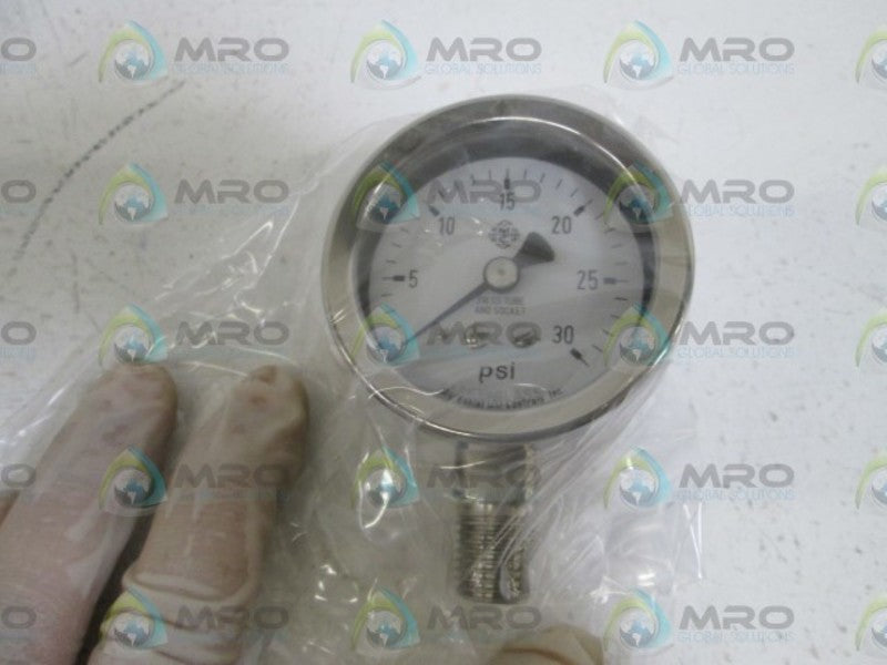 MC DANIEL CONTROLS. INC. GAUGE 1/4" NPT 0-30PSI Q3B NSMP