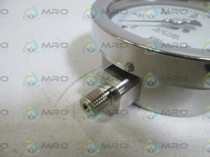 MC DANIEL CONTROLS, INC. GAUGE 1/4" NPT 0-60PSI AC NSMP