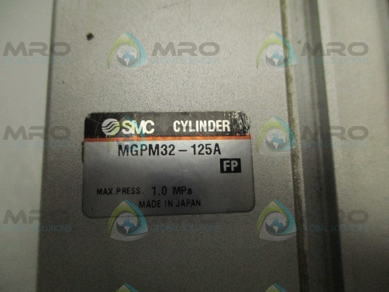 SMC MGPM32-125A GUIDE SLIDE CYLINDER (REPAIRED)  UNMP