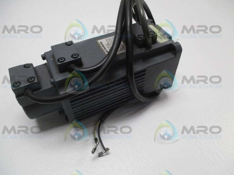 MITSUBISHI HA-FF33B AC SERVO MOTOR 129V 1.9A 3000 R/MIN (REPAIRED)  UNMP