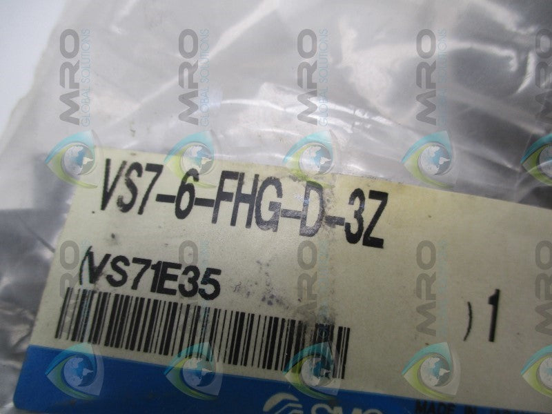 SMC VS7-6-FHG-D-3Z SOLENOID VALVE  NSMP
