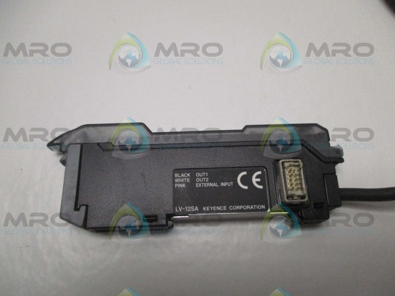 KEYENCE LV-12SA DIGITAL LASER PHOTOELECTRIC AMPLIFIER  NSNP