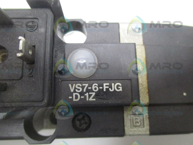 SMC VS7-6-FJG-D-1Z PILOT SOLENOID VALVE (AS PICTURED)  NSNP