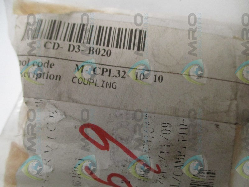 MISUMI CPL32-10-10 COUPLING (PKG. OF 2)  NSMP