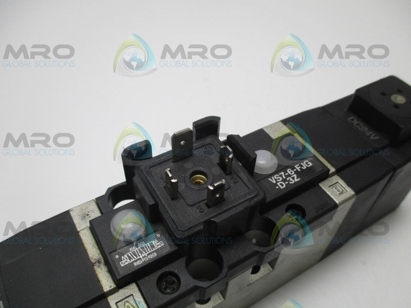SMC VS7-6-FJG-D-3Z SOLENOID VALVE (AS PICTURED)  NSNP