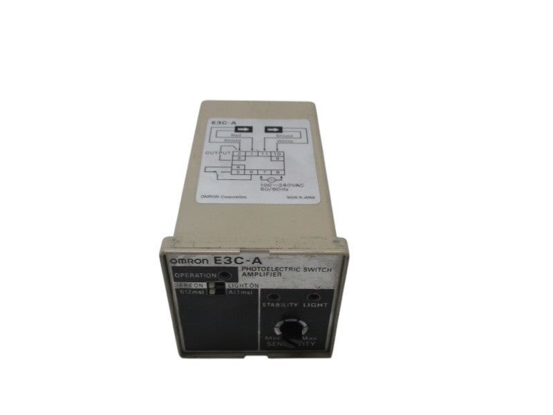 OMRON E3C-A PHOTOELECTRIC SWITCH AMPLIFIER (MISSING ACCESSORIES)  NSNP