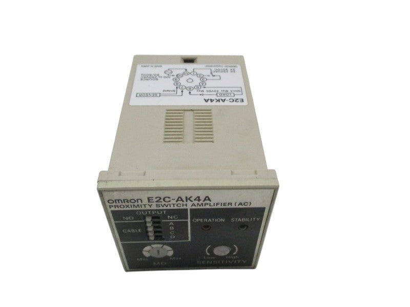OMRON E2C-AK4A PROXIMITY SWITCH AMPLIFIER (AC)  UNMP