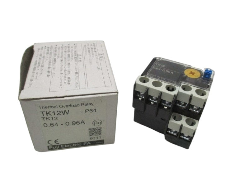 FUJI ELECTRIC TK12W-P64 THERMAL OVERLOAD RELAY 0.64-096A  NSMP
