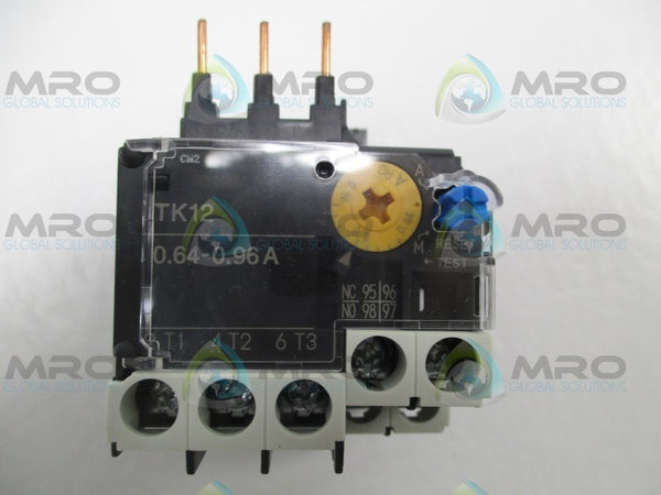 FUJI ELECTRIC TK12W-P64 THERMAL OVERLOAD RELAY 0.64-096A  NSMP