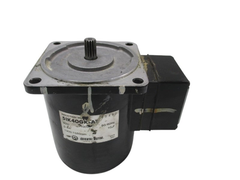 ORIENTAL MOTOR 5IK40GK-AT INDUCTION MOTOR 40W 100V 0.8A 1300/1550rpm  UNMP