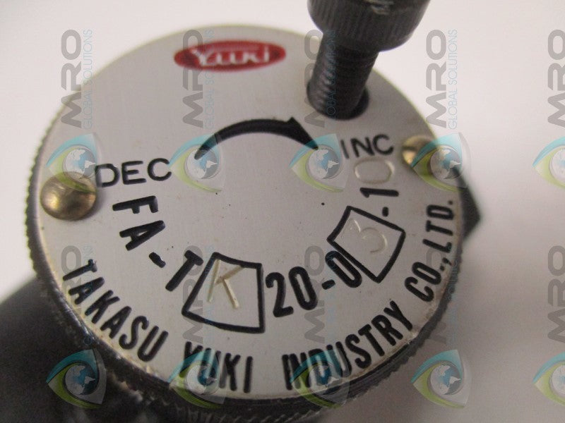 TAKASU YUKI FA-TK20-03-10 FLOW CONTROL VALVE  NSNP