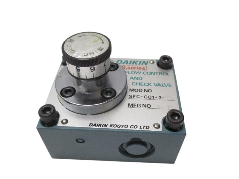 DAIKIN SFC-G01-3-10 FLOW CONTROL/CHECK VALVE  NSNP