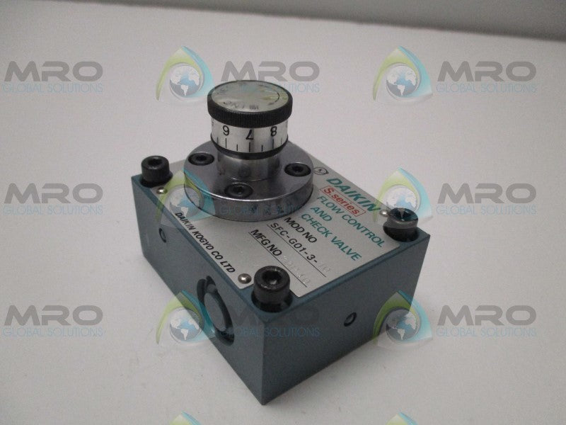 DAIKIN SFC-G01-3-10 FLOW CONTROL/CHECK VALVE  NSNP