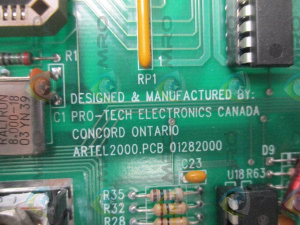 PRO-TECT ELECTRONICS ARTEL2000 01282000 CONTROL BOARD  UNMP